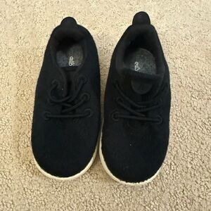 Allbirds Smallbirds Toddler Wool Runners Black Merino Sneakers Size T8 Unisex